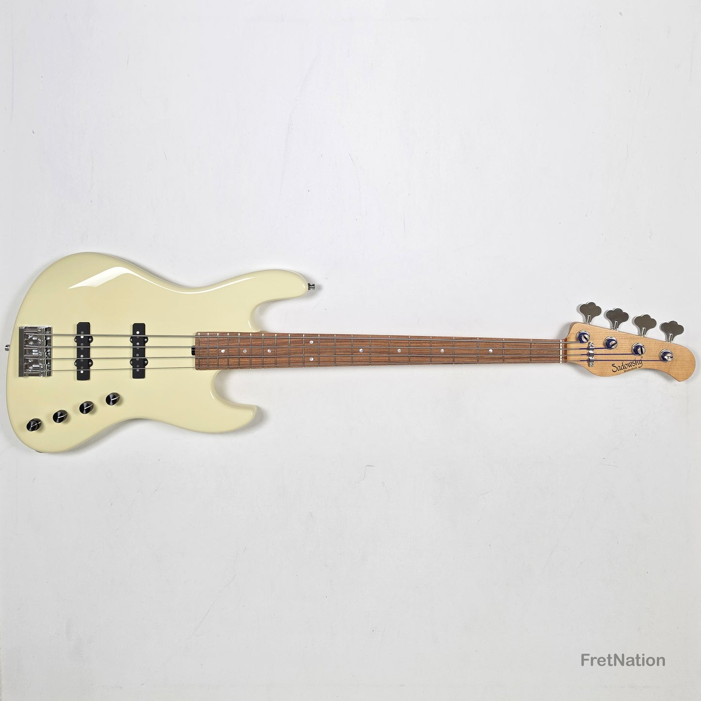 Sadowsky MasterBuilt 21-Fret Standard J/J 4-String Bass - Olympic White 7.74lbs 0122-24 - SMB21SJ4 28 ALD FR