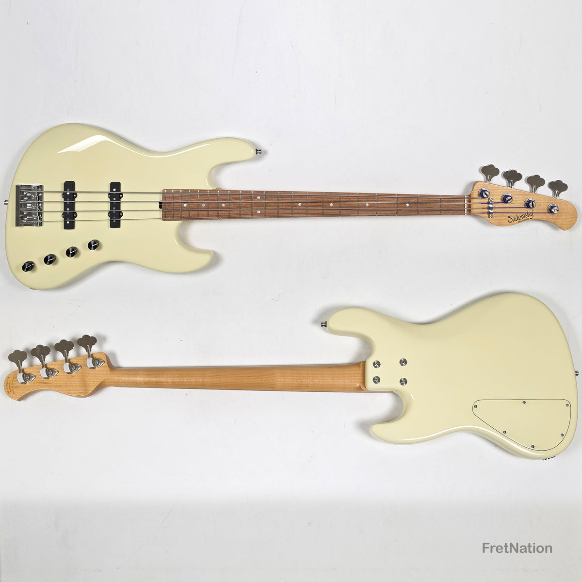 Sadowsky MasterBuilt 21-Fret Standard J/J 4-String Bass - Olympic White 7.74lbs 0122-24 - SMB21SJ4 28 ALD FR