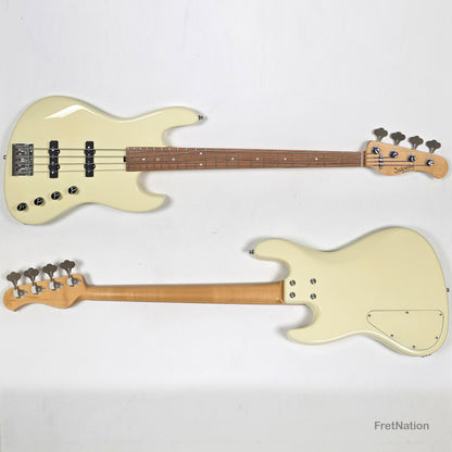 Sadowsky MasterBuilt 21-Fret Standard J/J 4-String Bass - Olympic White 7.74lbs 0122-24 - SMB21SJ4 28 ALD FR