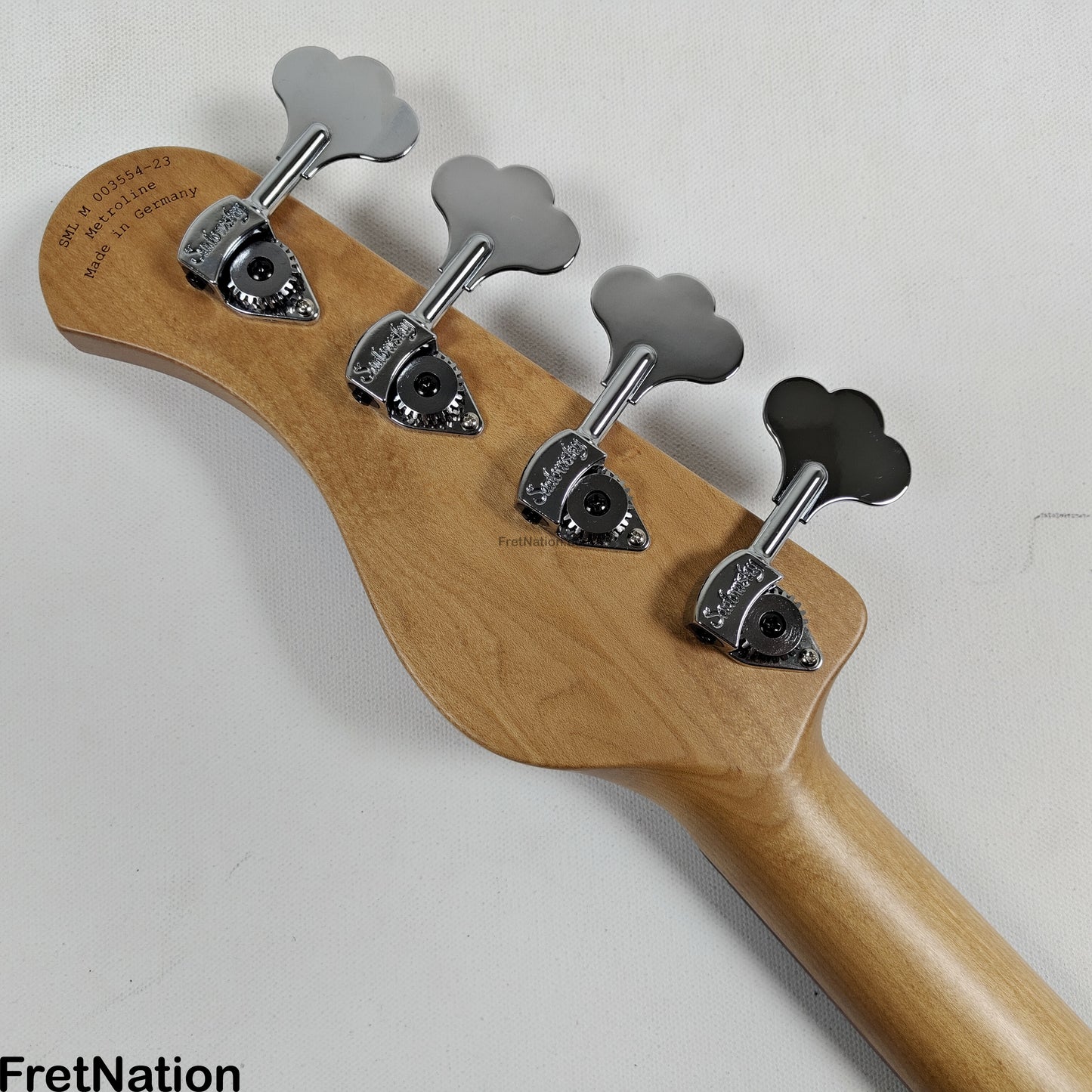 Sadowsky Sadowsky MetroLine Deluxe Modern 24-Fret 4-String Bass Vintage Natural 7.54lbs #3554-23