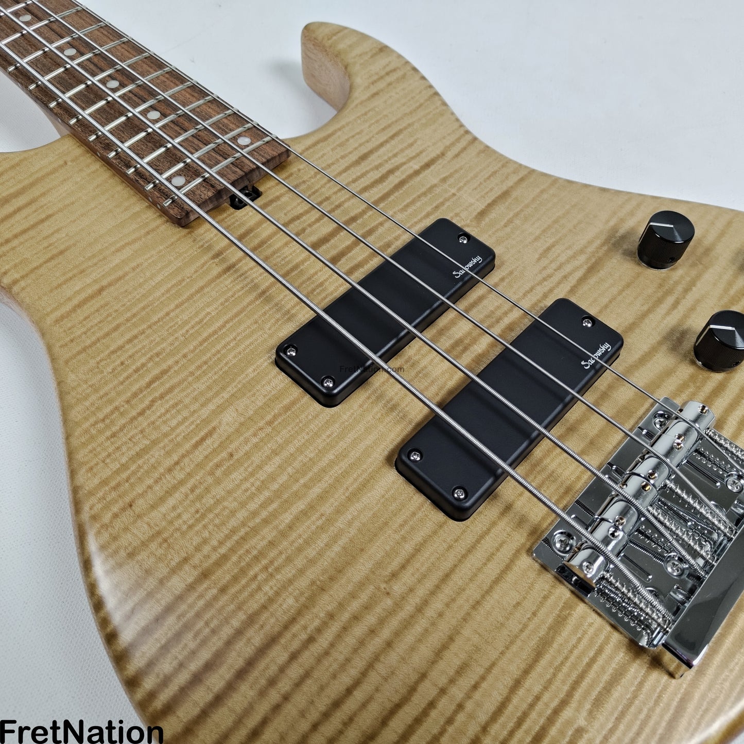 Sadowsky Sadowsky MetroLine Deluxe Modern 24-Fret 4-String Bass Vintage Natural 7.54lbs #3554-23