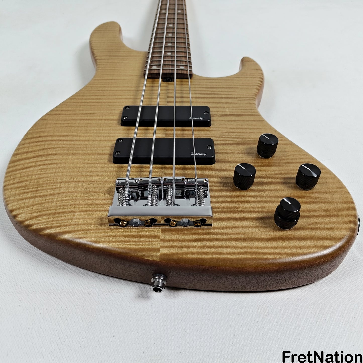 Sadowsky Sadowsky MetroLine Deluxe Modern 24-Fret 4-String Bass Vintage Natural 7.54lbs #3554-23