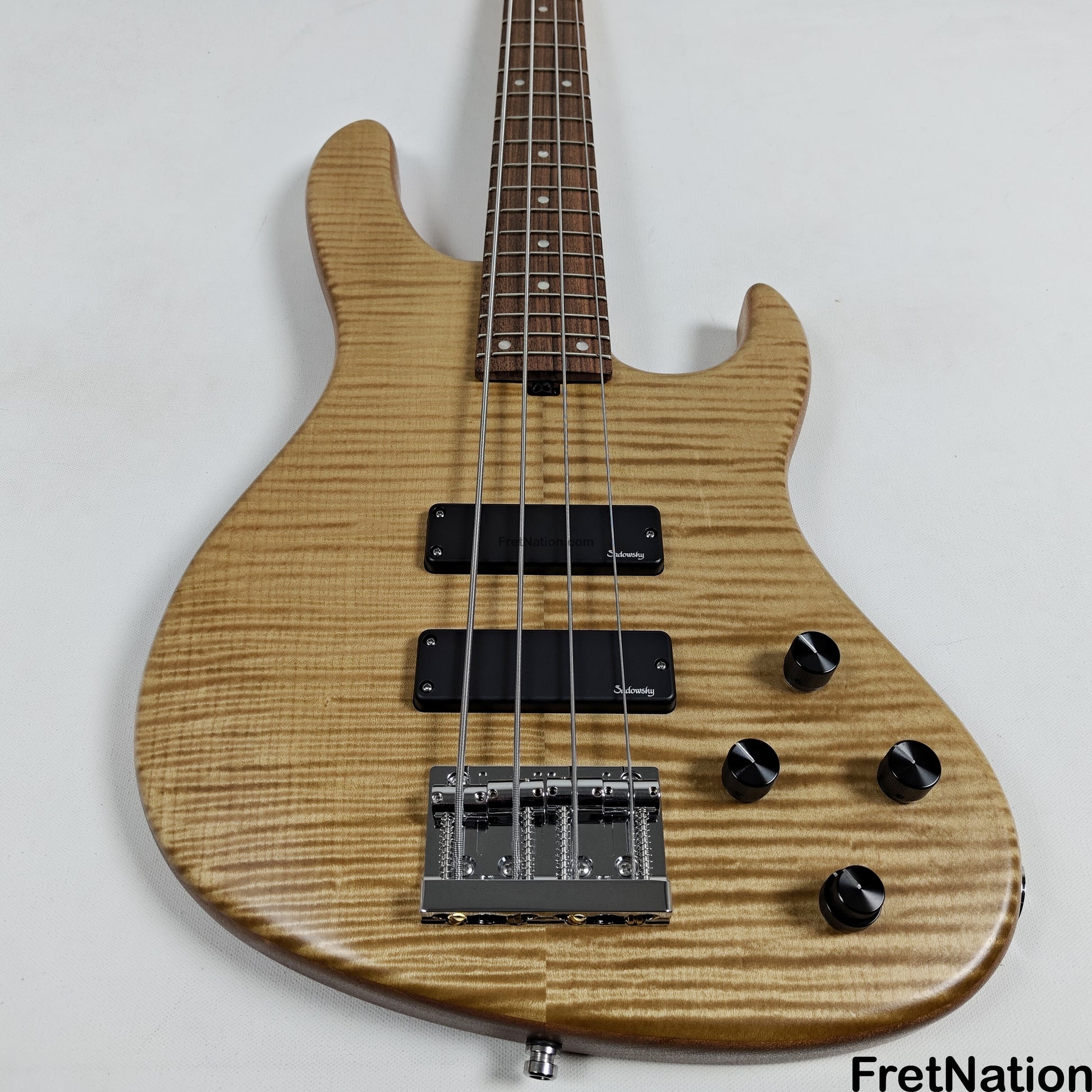 Sadowsky Sadowsky MetroLine Deluxe Modern 24-Fret 4-String Bass Vintage Natural 7.54lbs #3554-23