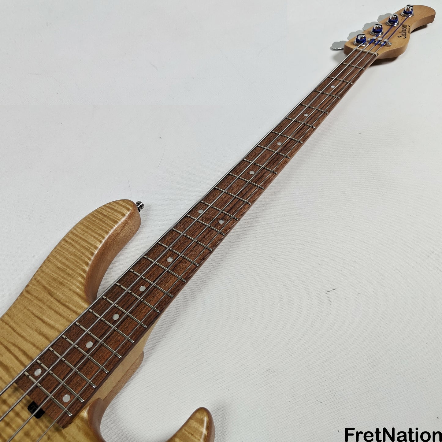 Sadowsky Sadowsky MetroLine Deluxe Modern 24-Fret 4-String Bass Vintage Natural 7.54lbs #3554-23