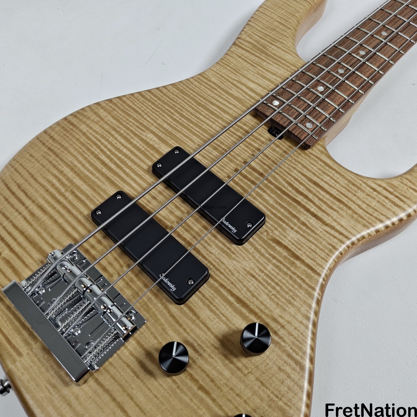 Sadowsky Sadowsky MetroLine Deluxe Modern 24-Fret 4-String Bass Vintage Natural 7.54lbs #3554-23