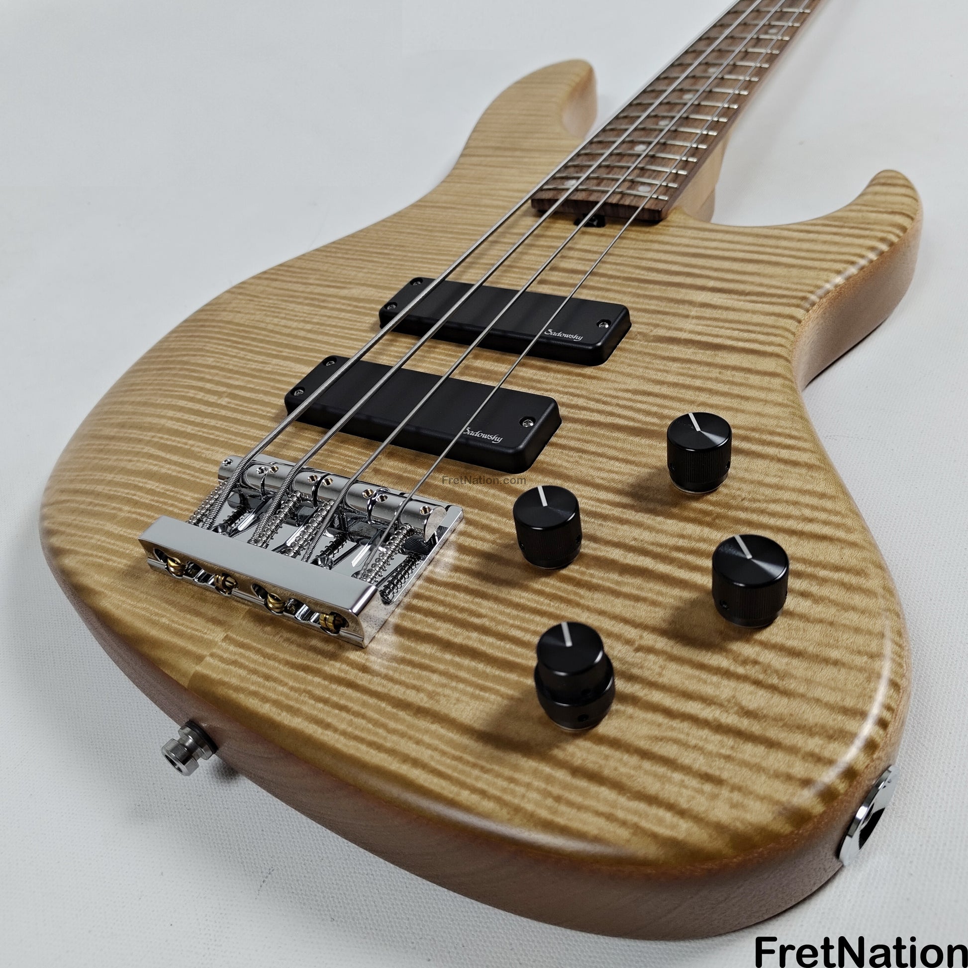 Sadowsky Sadowsky MetroLine Deluxe Modern 24-Fret 4-String Bass Vintage Natural 7.54lbs #3554-23