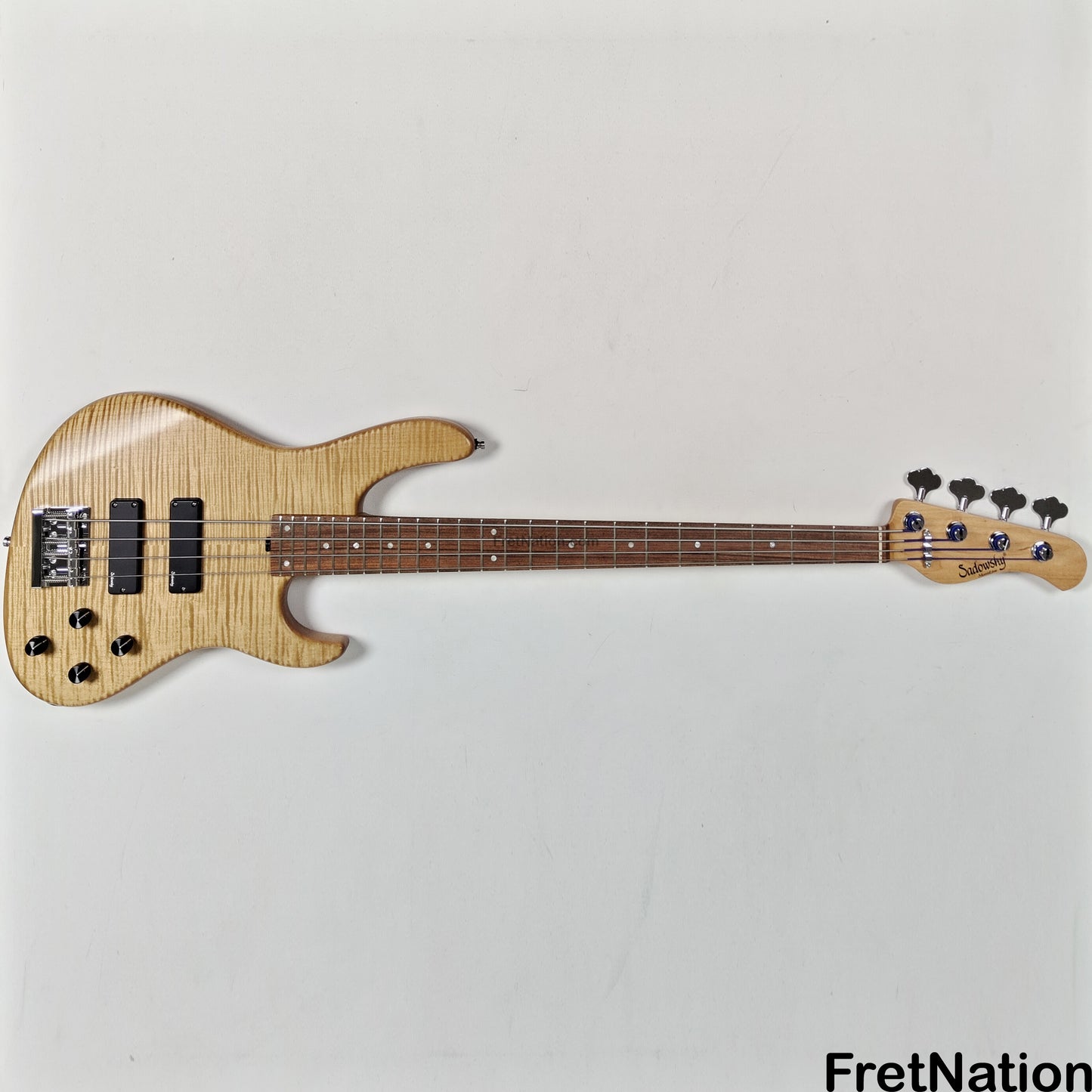 Sadowsky Sadowsky MetroLine Deluxe Modern 24-Fret 4-String Bass Vintage Natural 7.54lbs #3554-23