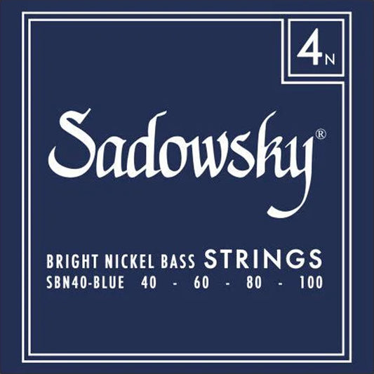 Sadowsky Sadowsky Blue Label Nickel Bass String Set Long Scale - 4-String 40-100 SBN40-BLU