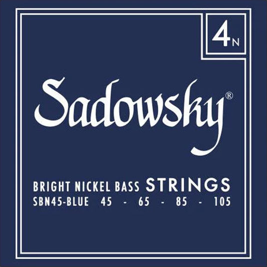 Sadowsky Sadowsky Blue Label Nickel Bass String Set Long Scale - 4-String 45-105 SBN45-BLU