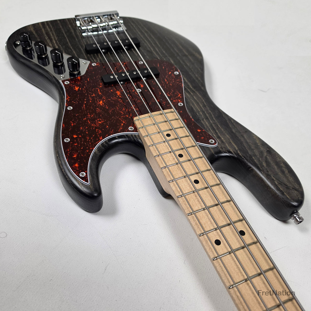 Sadowsky MetroLine Vintage J-Bass 21VJ4 4-String Nirvana Black Ash - 7.78lbs #4481-24