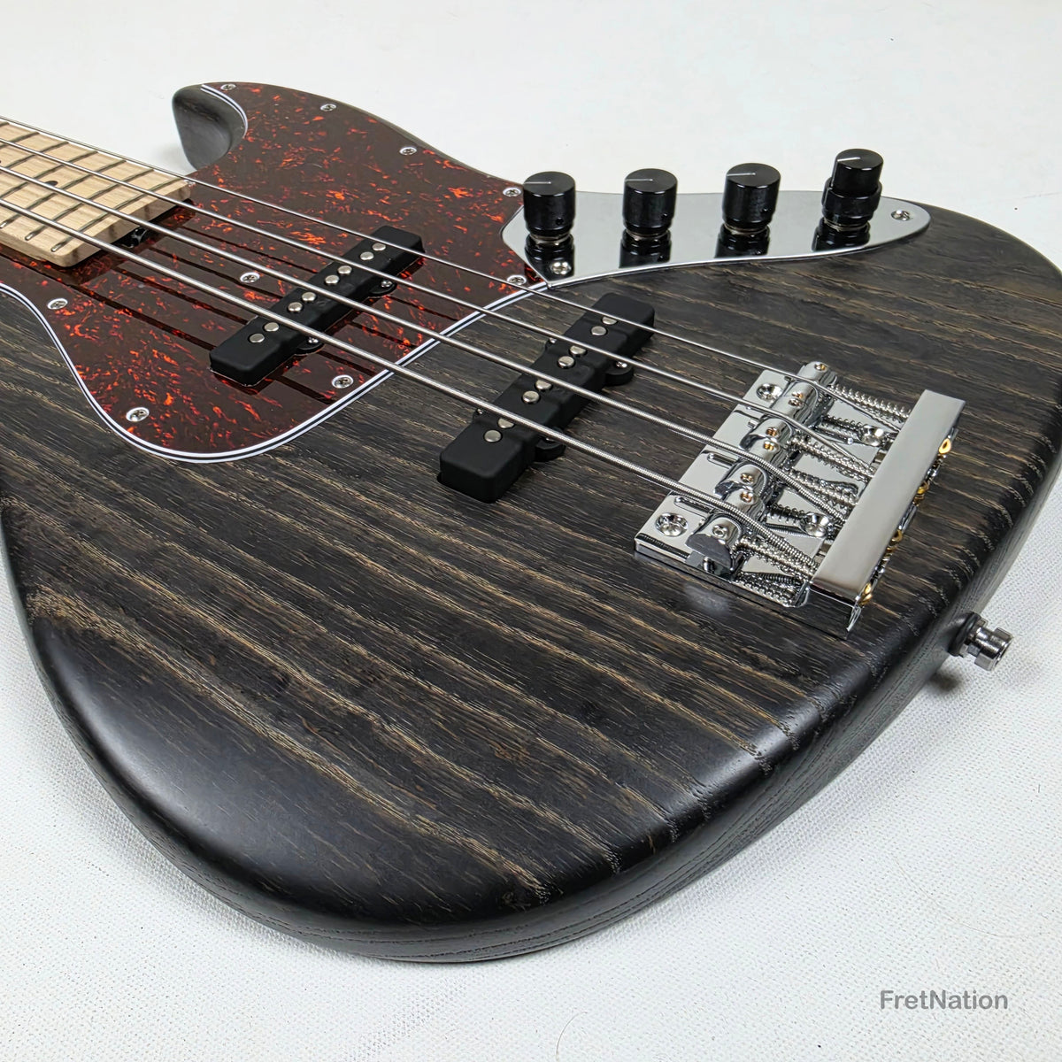 Sadowsky MetroLine Vintage J-Bass 21VJ4 4-String Nirvana Black Ash - 7.78lbs #4481-24