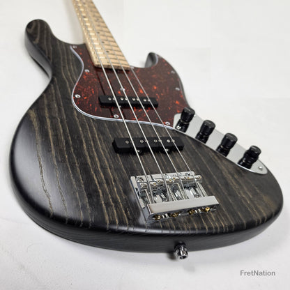 Sadowsky MetroLine Vintage J-Bass 21VJ4 4-String Nirvana Black Ash - 7.78lbs #4481-24