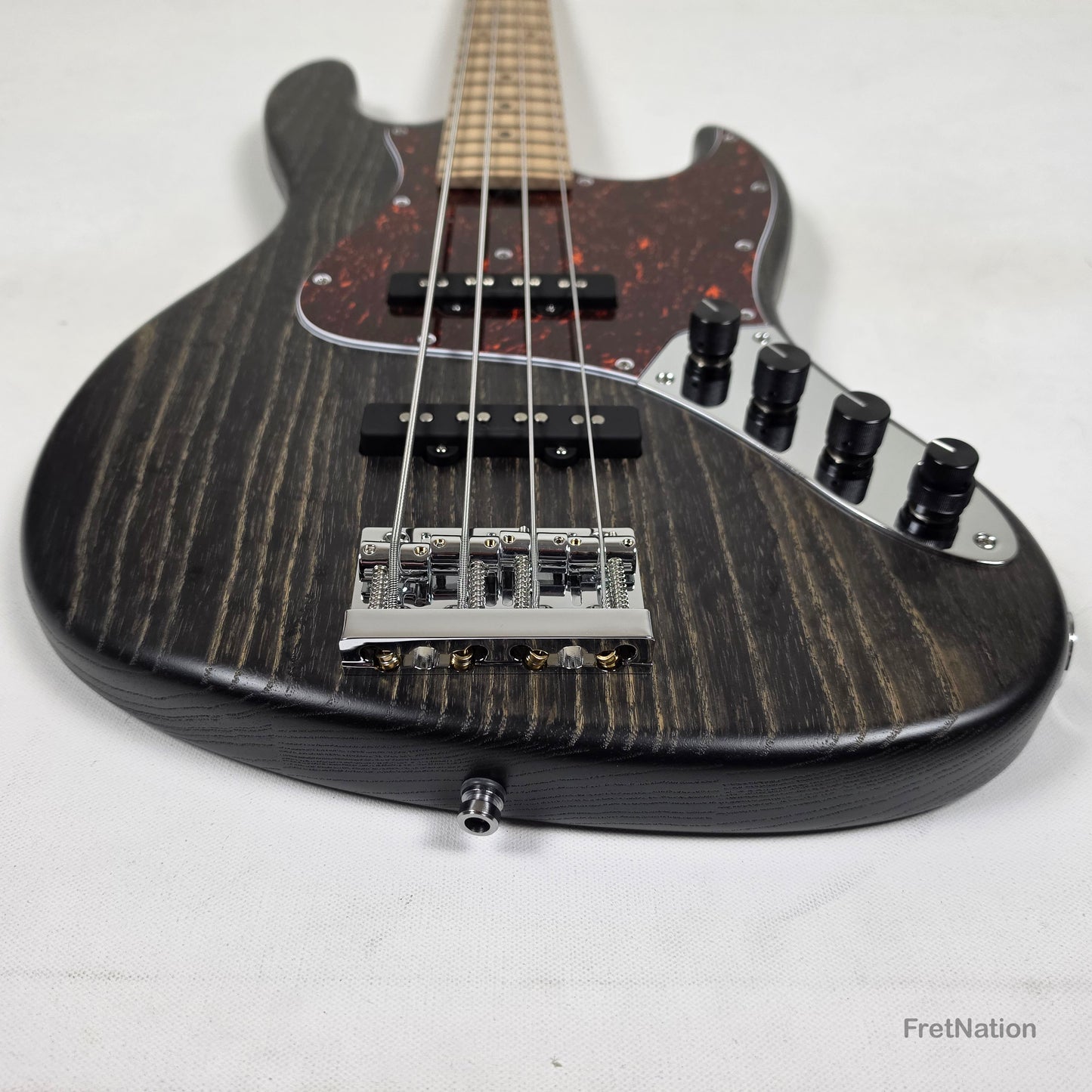 Sadowsky MetroLine Vintage J-Bass 21VJ4 4-String Nirvana Black Ash - 7.78lbs #4481-24