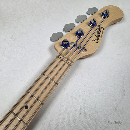 Sadowsky MetroLine Vintage J-Bass 21VJ4 4-String Nirvana Black Ash - 7.78lbs #4481-24