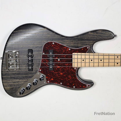 Sadowsky MetroLine Vintage J-Bass 21VJ4 4-String Nirvana Black Ash - 7.78lbs #4481-24