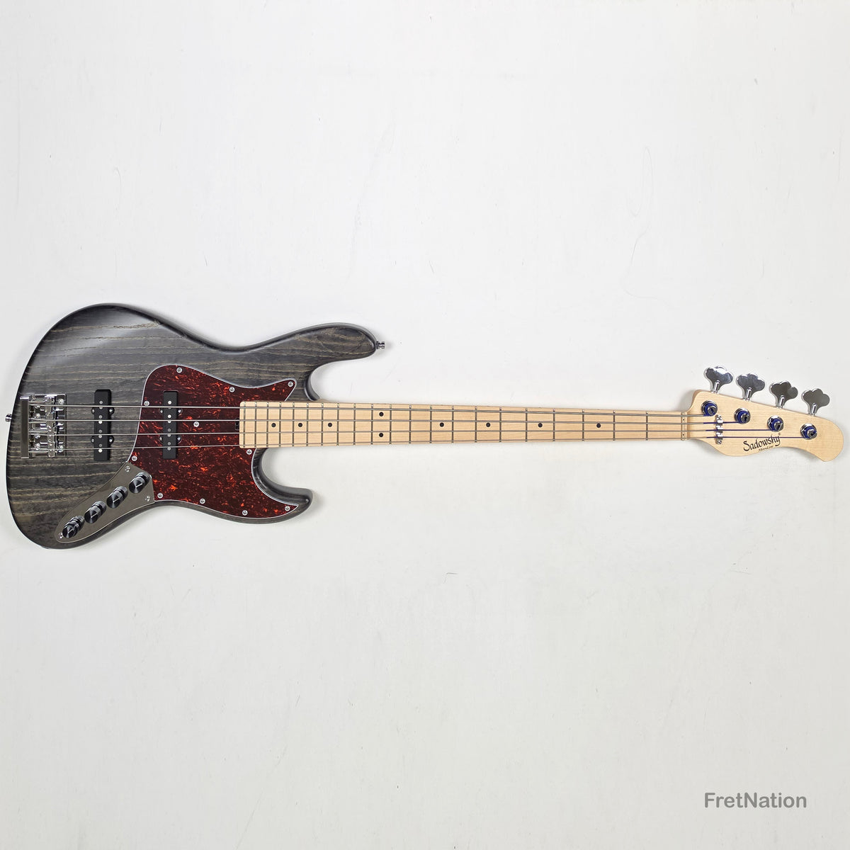 Sadowsky MetroLine Vintage J-Bass 21VJ4 4-String Nirvana Black Ash - 7.78lbs #4481-24