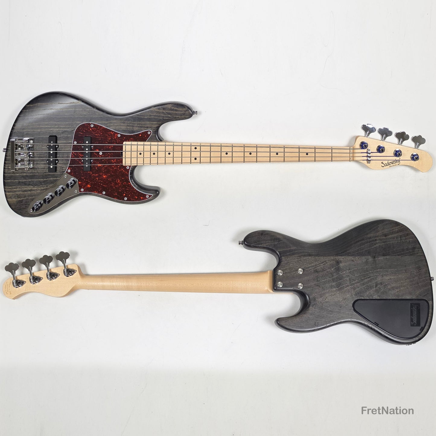 Sadowsky MetroLine Vintage J-Bass 21VJ4 4-String Nirvana Black Ash - 7.78lbs #4481-24