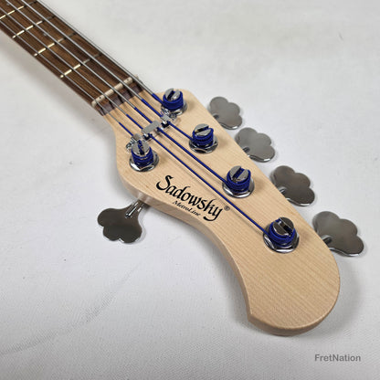 Sadowsky MetroLine Vintage PJ 21-Fret 5-String Bass - Olympic White 8.50lbs 4080-24 - SML21VP5 28 ALD FR