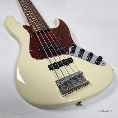 Sadowsky MetroLine Vintage PJ 21-Fret 5-String Bass - Olympic White 8.50lbs 4080-24 - SML21VP5 28 ALD FR