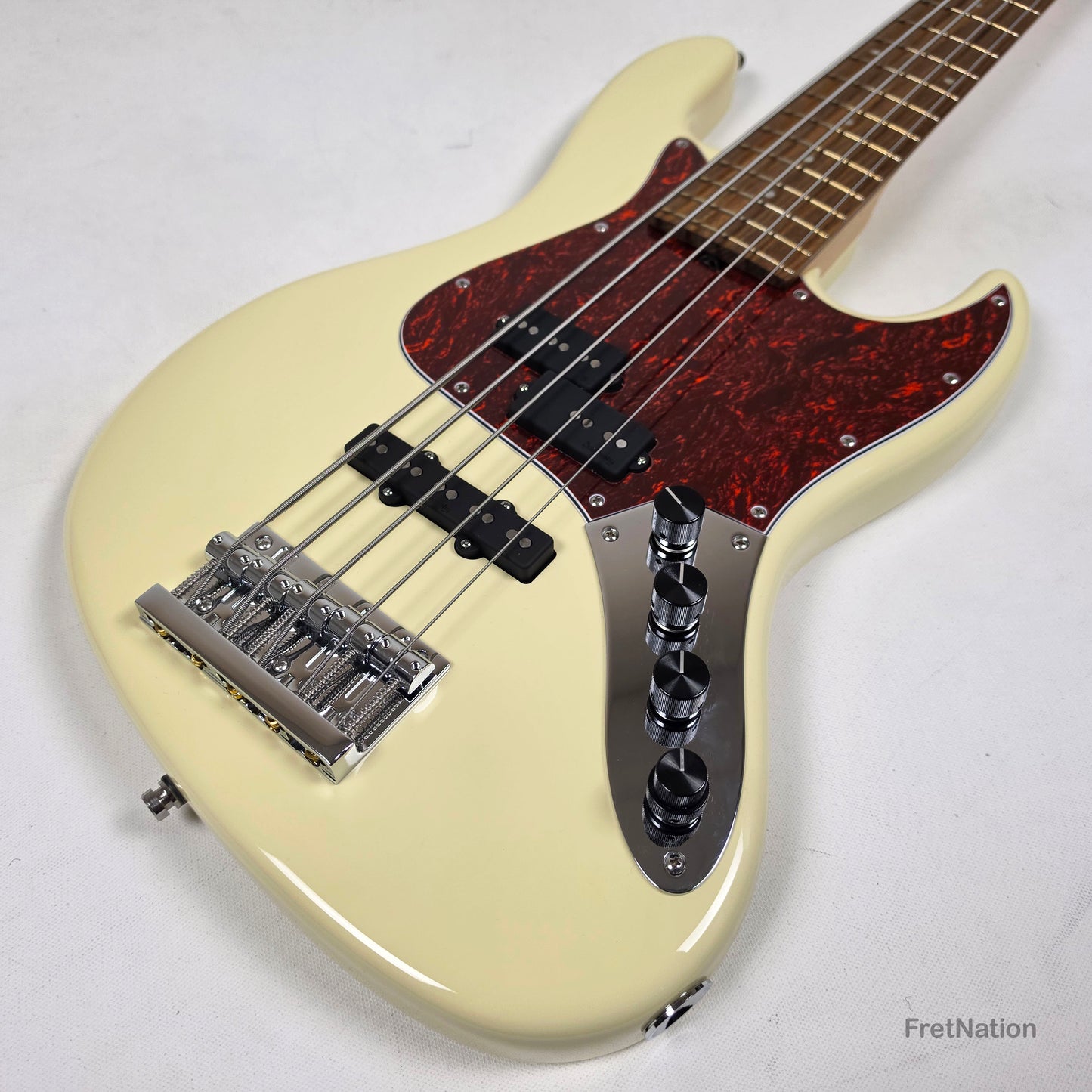Sadowsky MetroLine Vintage PJ 21-Fret 5-String Bass - Olympic White 8.50lbs 4080-24 - SML21VP5 28 ALD FR