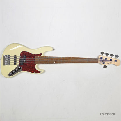 Sadowsky MetroLine Vintage PJ 21-Fret 5-String Bass - Olympic White 8.50lbs 4080-24 - SML21VP5 28 ALD FR