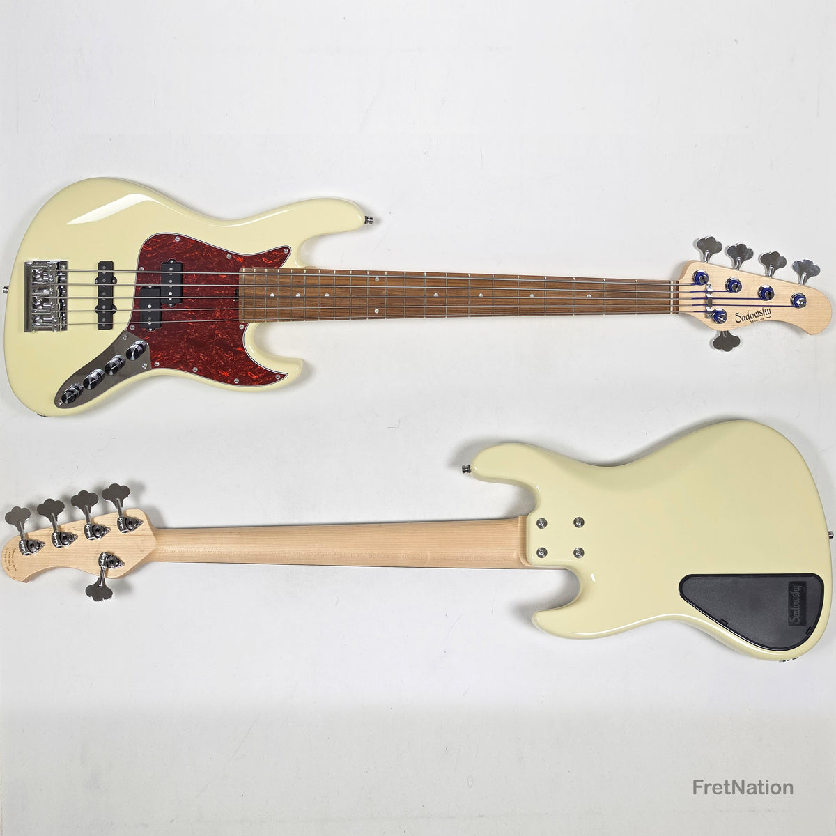 Sadowsky MetroLine Vintage PJ 21-Fret 5-String Bass - Olympic White 8.50lbs 4080-24 - SML21VP5 28 ALD FR