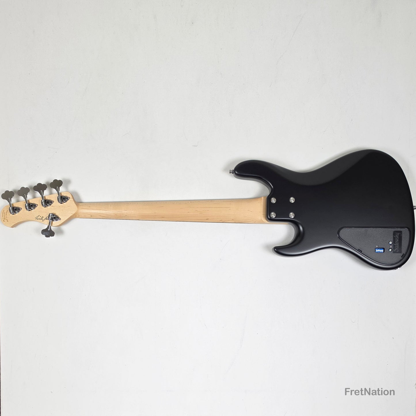 Sadowsky MetroLine Will Lee 22-Fret Solid Black Satin 5-String Bass 8.28lbs 3546#-23 22wl5