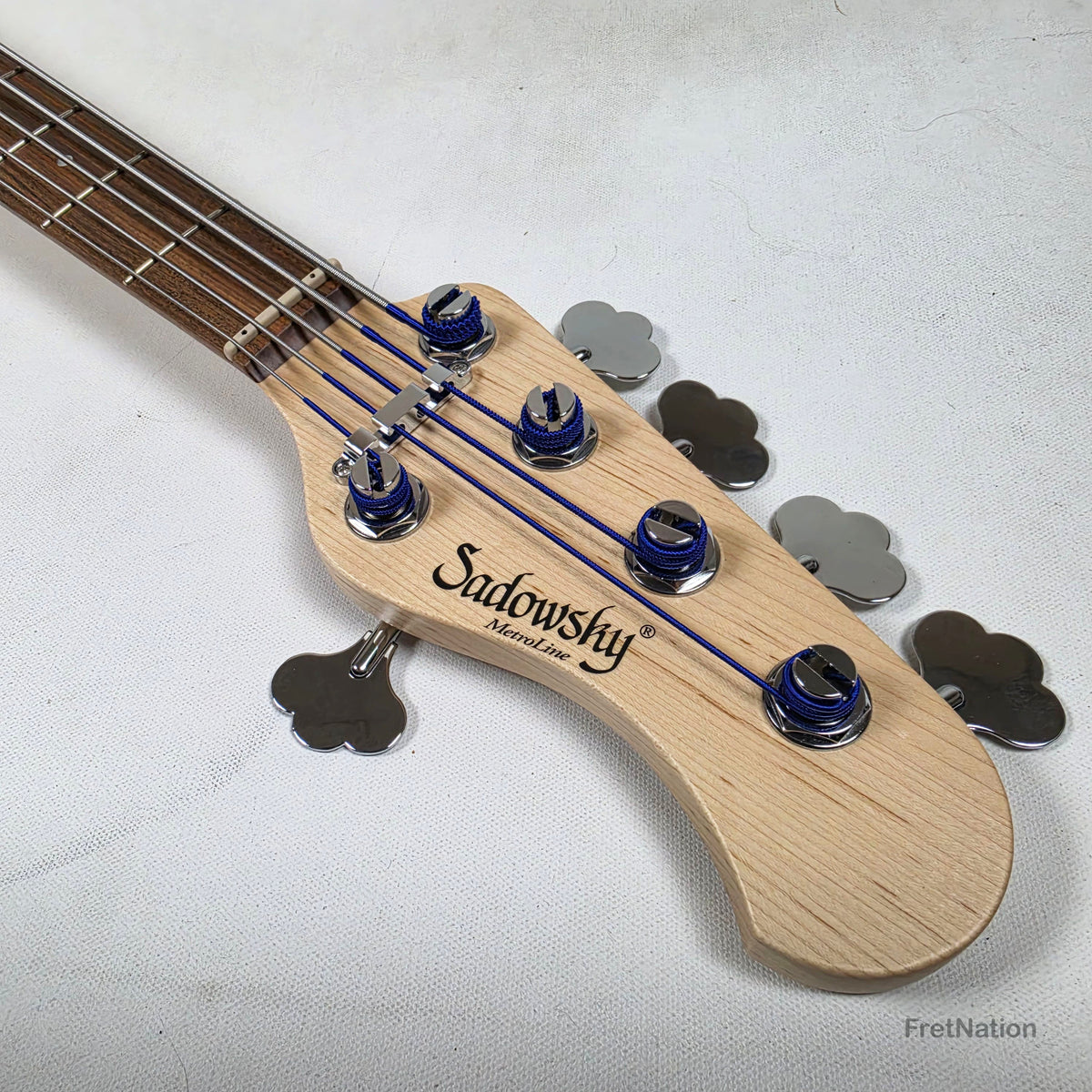 Sadowsky MetroLine Will Lee 22-Fret Solid Black Satin 5-String Bass 8.28lbs 3546#-23 22wl5