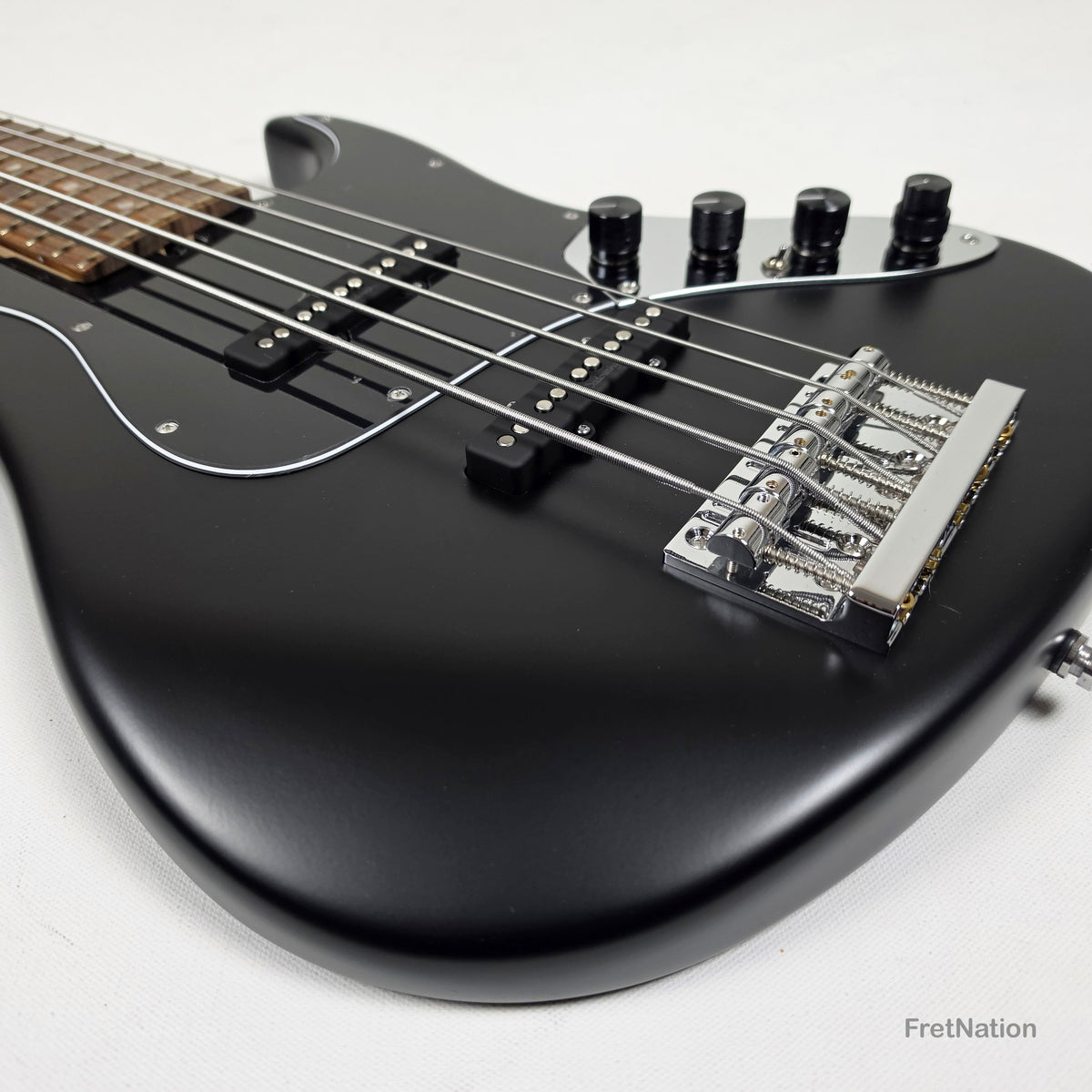 Sadowsky MetroLine Will Lee 22-Fret Solid Black Satin 5-String Bass 8.28lbs 3546#-23 22wl5