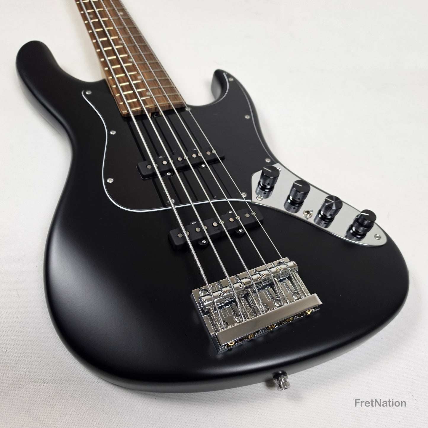 Sadowsky MetroLine Will Lee 22-Fret Solid Black Satin 5-String Bass 8.28lbs 3546#-23 22wl5