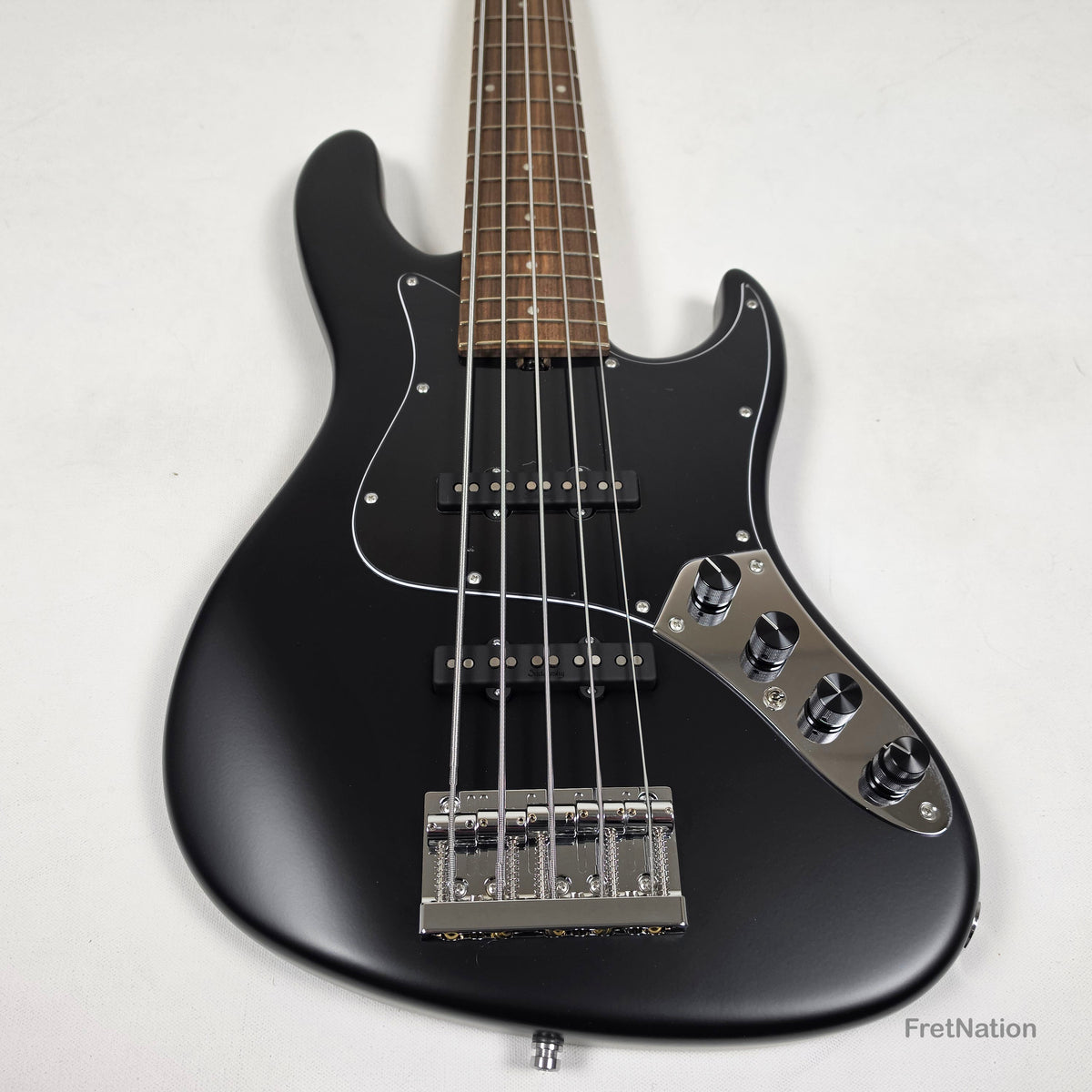Sadowsky MetroLine Will Lee 22-Fret Solid Black Satin 5-String Bass 8.28lbs 3546#-23 22wl5
