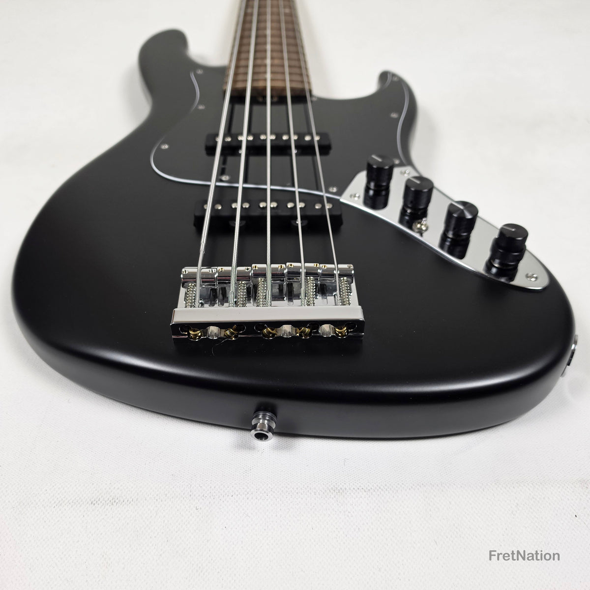 Sadowsky MetroLine Will Lee 22-Fret Solid Black Satin 5-String Bass 8.28lbs 3546#-23 22wl5