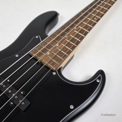 Sadowsky MetroLine Will Lee 22-Fret Solid Black Satin 5-String Bass 8.28lbs 3546#-23 22wl5