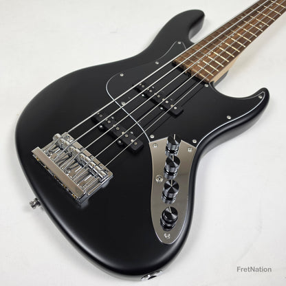 Sadowsky MetroLine Will Lee 22-Fret Solid Black Satin 5-String Bass 8.28lbs 3546#-23 22wl5
