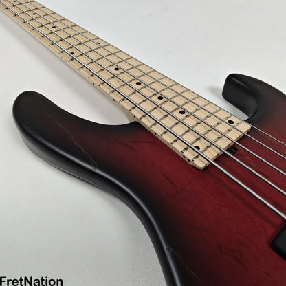 Fret Nation Sadowsky MetroLine Modern 24-Fret 5-String Bass - Burgundy Burst 8.06lbs 3650-23 - SML24MS5 41 ASH FR