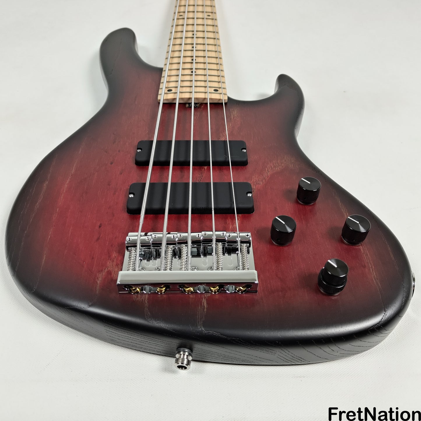 Fret Nation Sadowsky MetroLine Modern 24-Fret 5-String Bass - Burgundy Burst 8.06lbs 3650-23 - SML24MS5 41 ASH FR