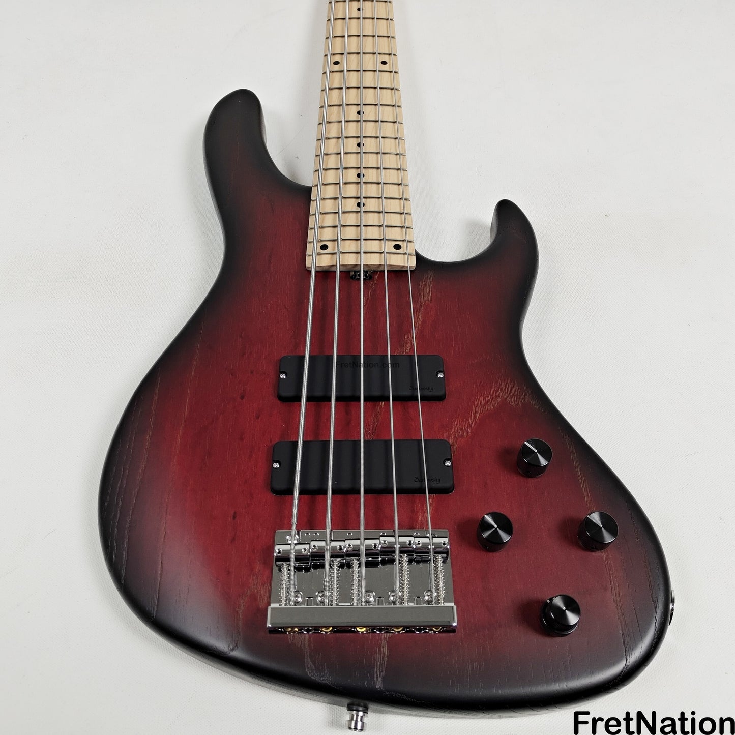 Fret Nation Sadowsky MetroLine Modern 24-Fret 5-String Bass - Burgundy Burst 8.06lbs 3650-23 - SML24MS5 41 ASH FR