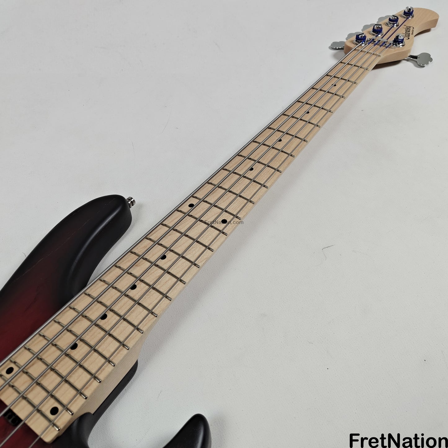 Fret Nation Sadowsky MetroLine Modern 24-Fret 5-String Bass - Burgundy Burst 8.06lbs 3650-23 - SML24MS5 41 ASH FR