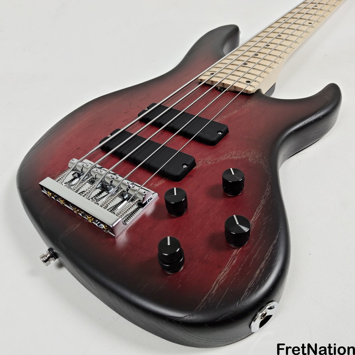 Fret Nation Sadowsky MetroLine Modern 24-Fret 5-String Bass - Burgundy Burst 8.06lbs 3650-23 - SML24MS5 41 ASH FR