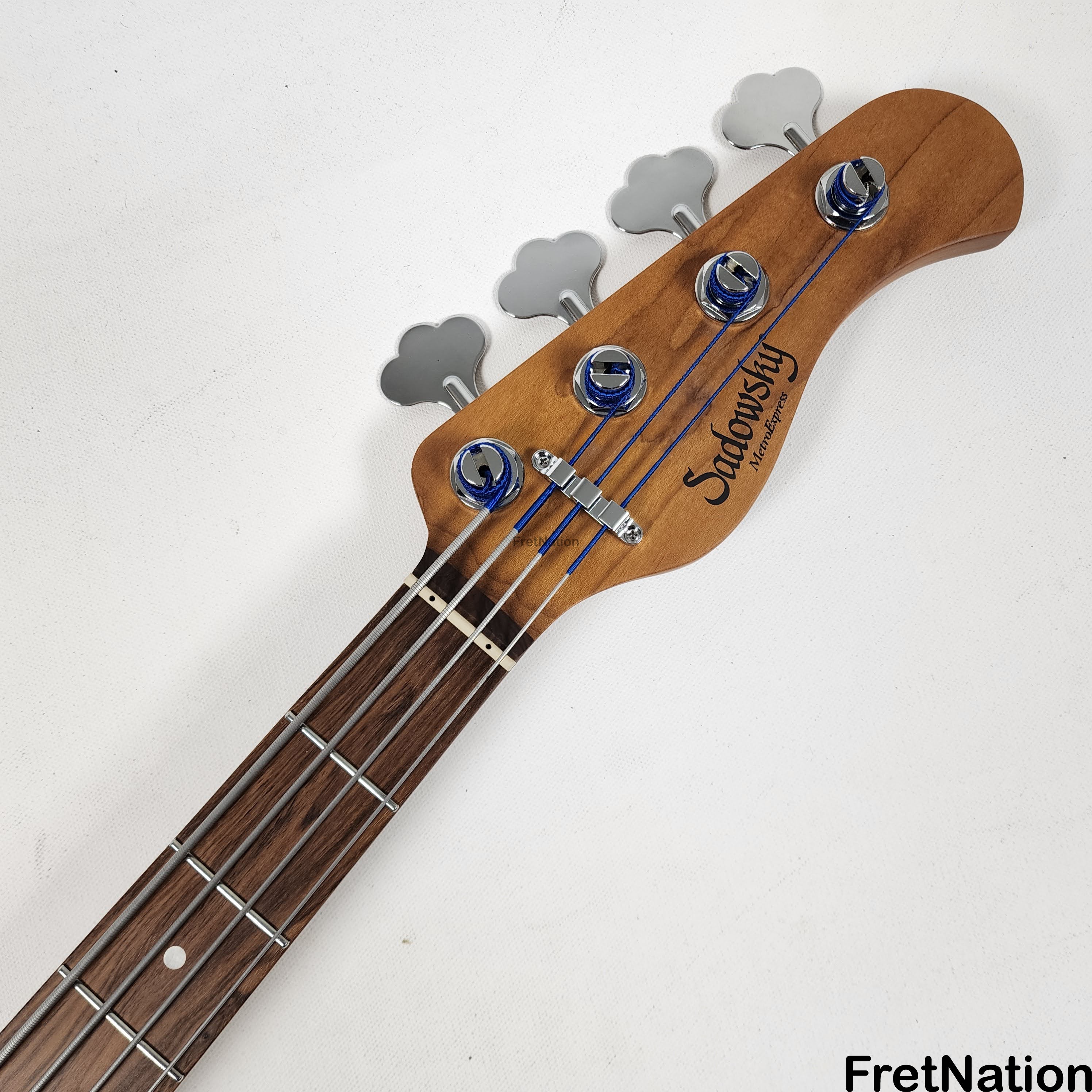 Sadowsky Super MetroExpress Hybrid PJ 4-String Bass - Ice Blue w/ Morado FB  #1605-23 9.38lbs