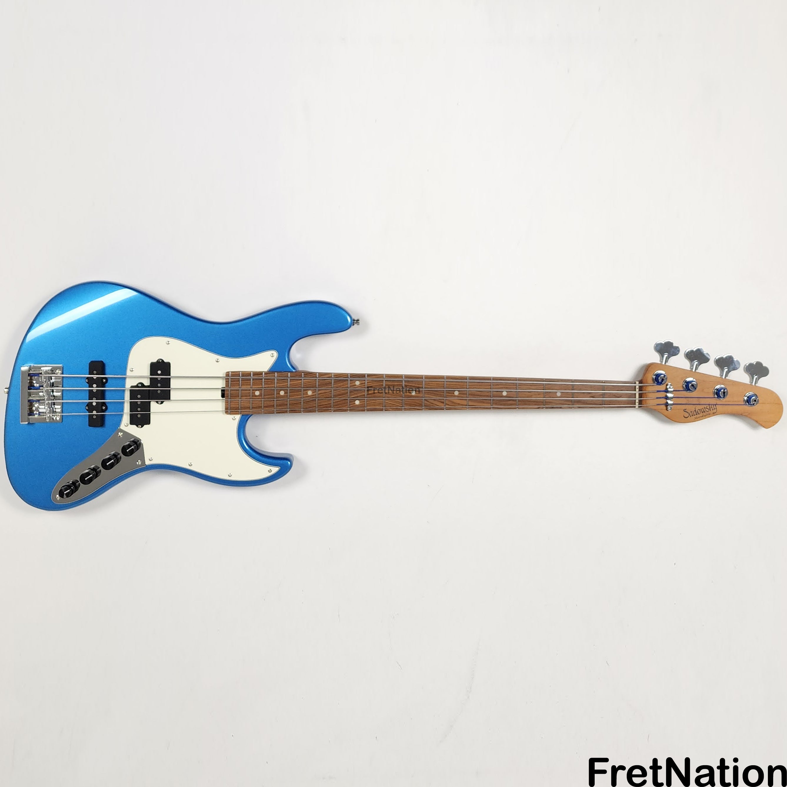 Sadowsky Super MetroExpress Hybrid PJ 4-String Bass - Ice Blue w/ Morado FB  #1605-23 9.38lbs