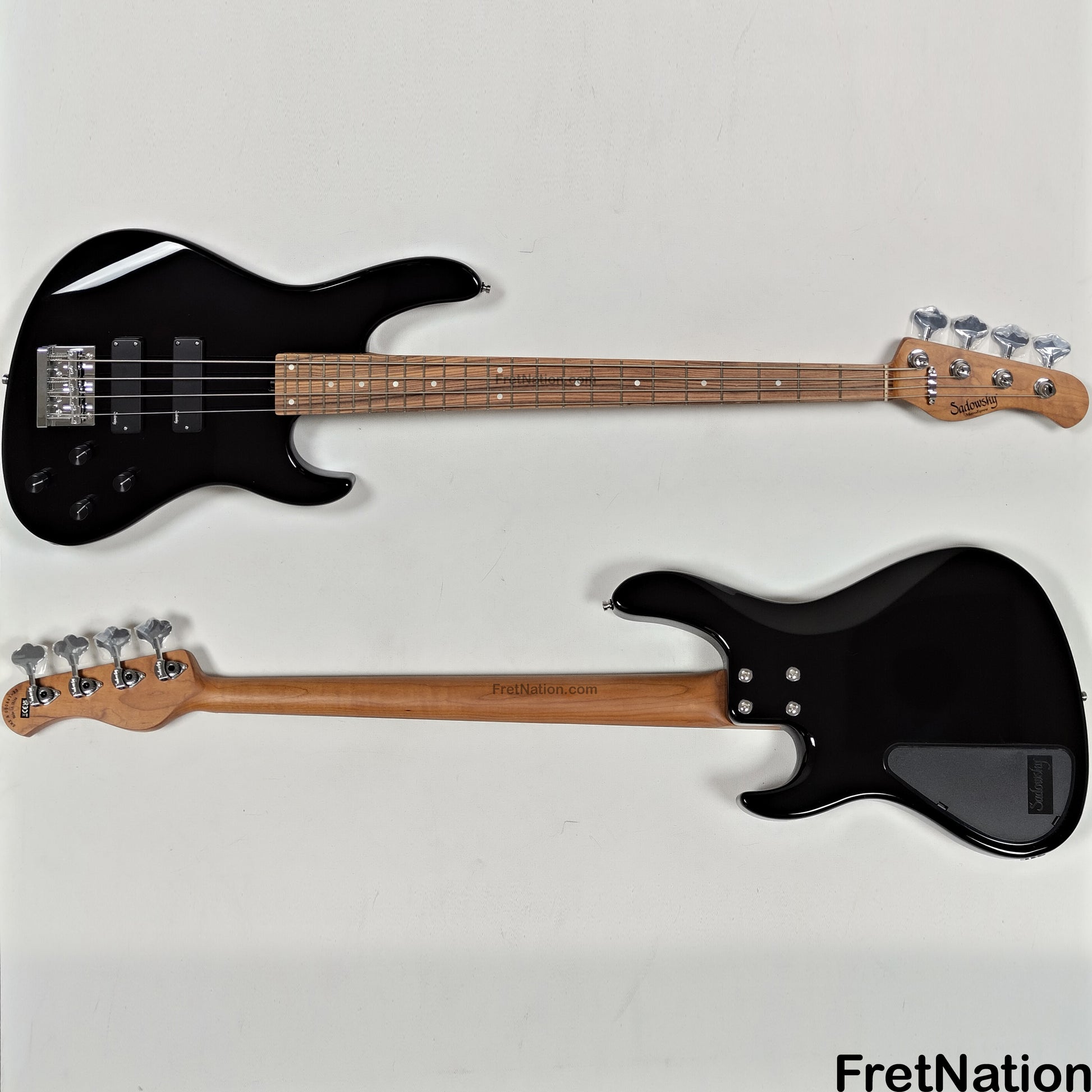 Sadowsky Sadowsky MetroExpress 24MS4 4-String Modern Bass - Solid Black High Polish w/ Morado Fingerboard 8.84lbs 0643-25
