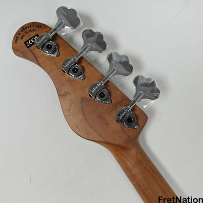 Sadowsky Sadowsky MetroExpress 24MS4 4-String Modern Bass - Solid Black High Polish w/ Morado Fingerboard 8.84lbs 0643-25