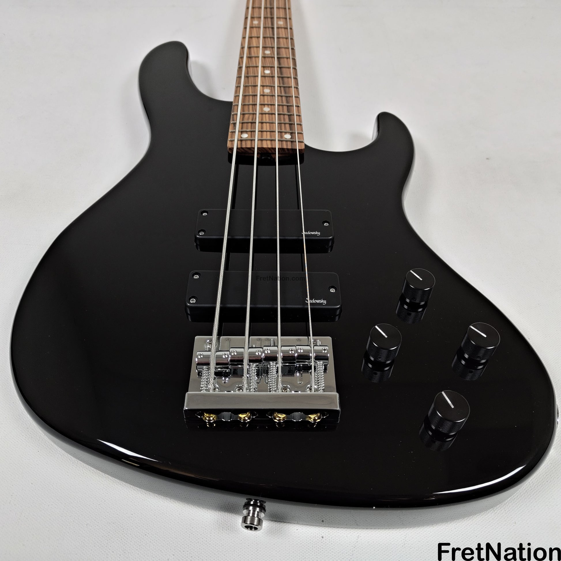 Sadowsky Sadowsky MetroExpress 24MS4 4-String Modern Bass - Solid Black High Polish w/ Morado Fingerboard 8.84lbs 0643-25