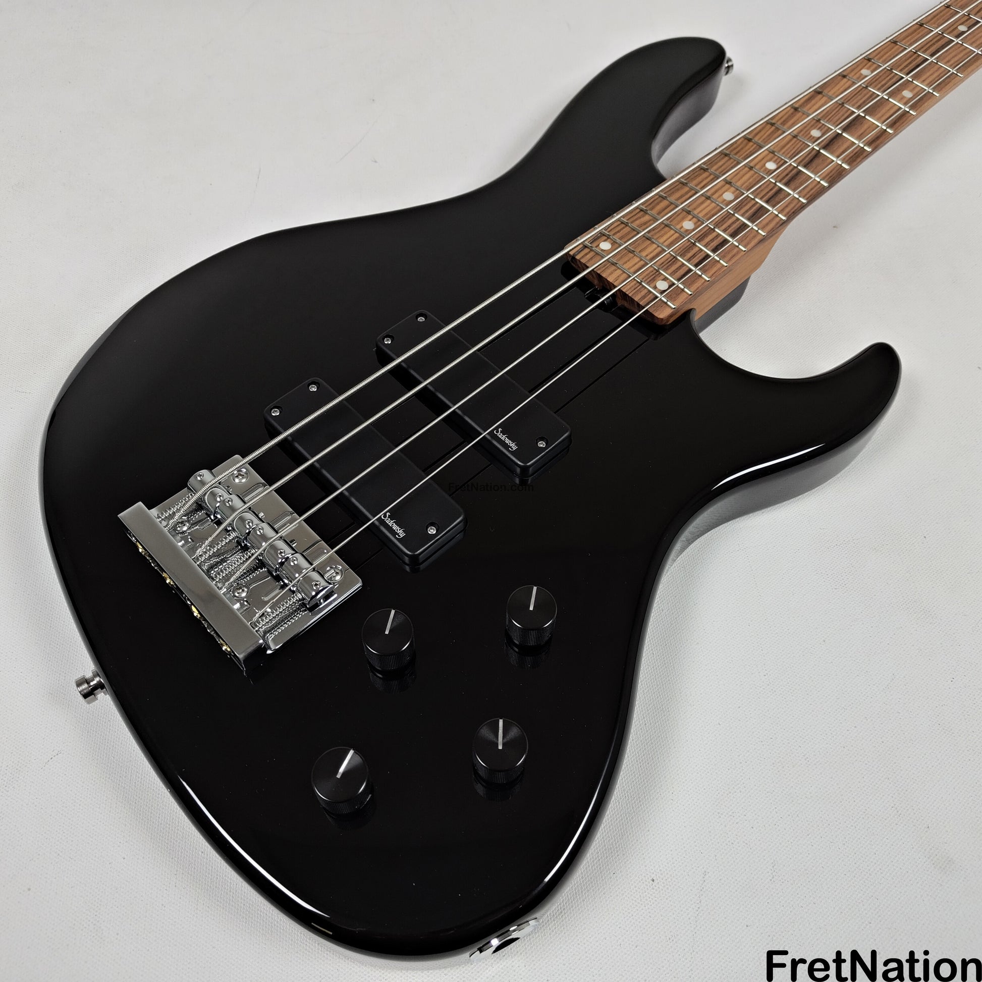 Sadowsky Sadowsky MetroExpress 24MS4 4-String Modern Bass - Solid Black High Polish w/ Morado Fingerboard 8.84lbs 0643-25