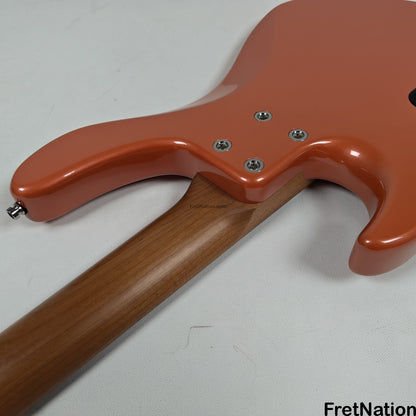 Sadowsky Sadowsky MetroExpress 24MS4 4-String Modern Bass - Solid Candy Apple Orange High Polish w/ Maple Fingerboard - 8.70lbs 0807-25