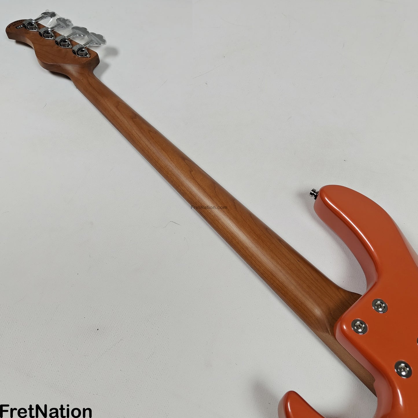 Sadowsky Sadowsky MetroExpress 24MS4 4-String Modern Bass - Solid Candy Apple Orange High Polish w/ Maple Fingerboard - 8.70lbs 0807-25