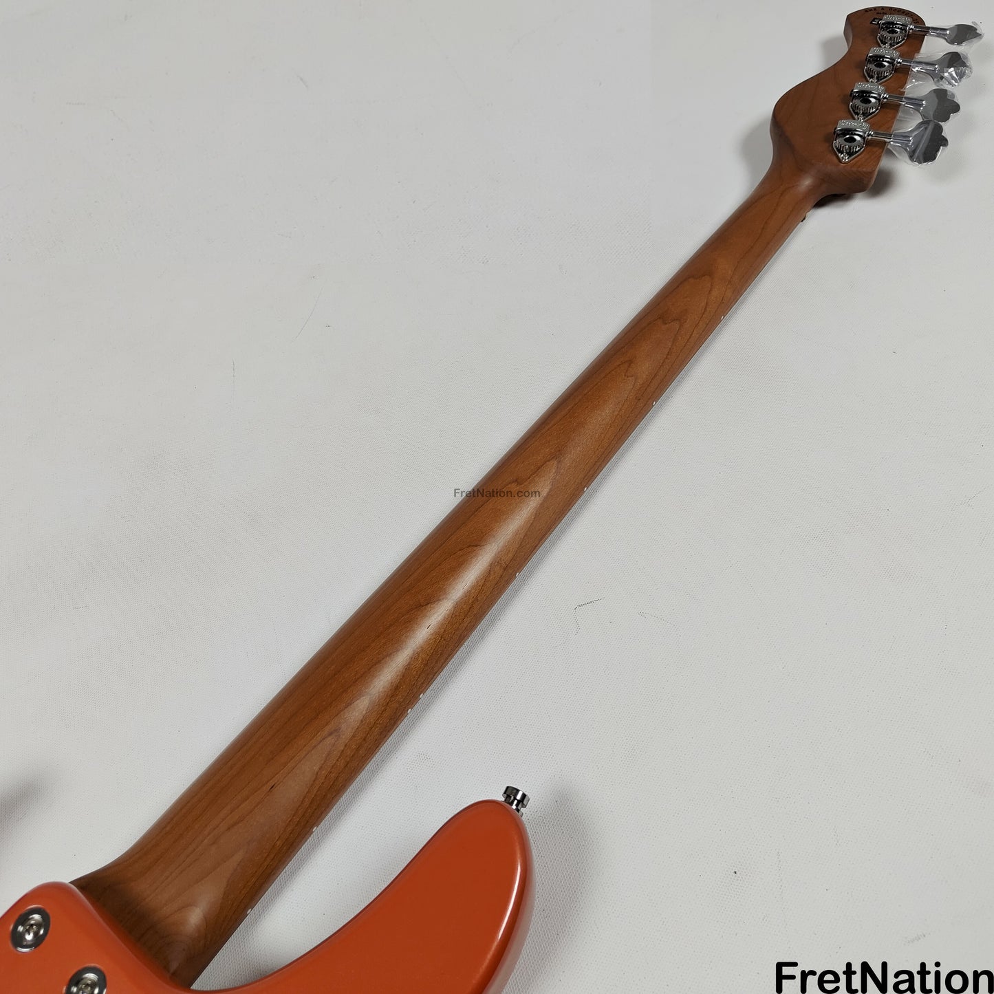 Sadowsky Sadowsky MetroExpress 24MS4 4-String Modern Bass - Solid Candy Apple Orange High Polish w/ Maple Fingerboard - 8.70lbs 0807-25