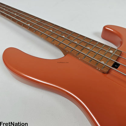 Sadowsky Sadowsky MetroExpress 24MS4 4-String Modern Bass - Solid Candy Apple Orange High Polish w/ Maple Fingerboard - 8.70lbs 0807-25