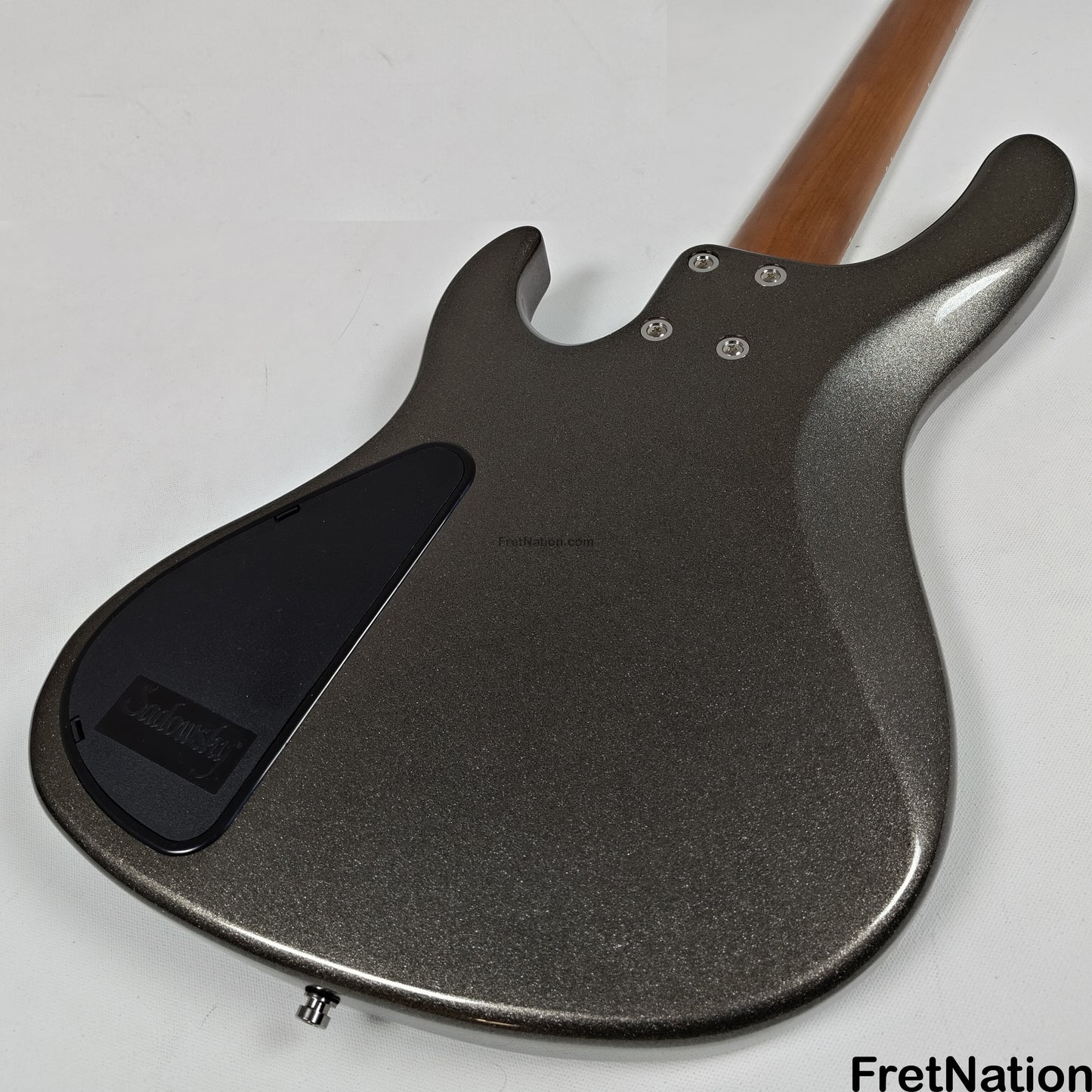 Sadowsky Sadowsky MetroExpress 24MS4 4-String Modern Bass - Solid Silver Metallic High Polish w/ Maple Fingerboard 8.40lbs - 000903-25